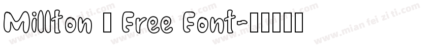 Millton – Free Font字体转换